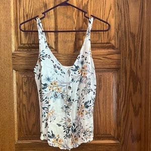 Maurices Floral Tank- NWOT